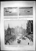 Old 1905 King Queen Manchester Town Hall Motor Boat Race Napier Rapie 20th