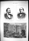 Old 1871 General Schenck American Minister Washburne Paris Boulevard Victorian
