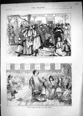 Old 1871 Children Field Lane Ragged Schools Poste Restante St. Denis Victorian