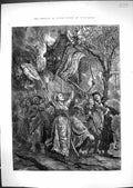 Antique Old Print 1871 Commune Death Women Montmartre Demonstration Fine Art