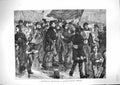 Old Antique Print 1871 Republican Procession London Sunday Morning Scene 19th