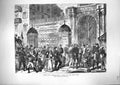 Old Print 1871 Scene Before Capitulation Stroll Boulevards War Siers Fra 19th