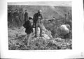 Antique Old Print 1871 Scene Cemetery Pere La Chaise War Siers Burying Dead