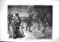 Old Antique Print 1871 Scene Paris France Graves Family Fildes Fine Art 19th