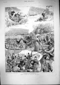Old 1889 Henley Regatta Hungarian Band Isthiman Lawn Club River Boats Victorian