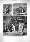 Old 1880 Distress Ireland Pawnbrokers Door Cabin Clifden Family Home Victorian