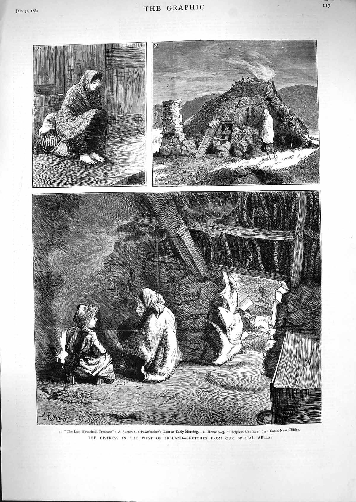 Old 1880 Distress Ireland Pawnbrokers Door Cabin Clifden Family Home Victorian