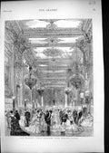 Old 1874 Her Majesty Queen Grand Reception Room Windsor Castle London Victorian