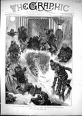 Antique Print 1874 Festivities Russia Ice Hills St. Petersburg Snow Sledge 19th