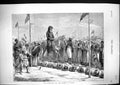 Old Print 1874 Scene Ceremony Doseh Cairo Egypt Natives Horse Procession 19th