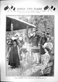 Old 1905 British War Officer Cider Breton Pancake Garden Party Brest 20th