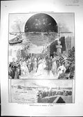 Old 1905 Demonstrations Goodwill Brest Naval Ball Jaureguiberry Briti 20th