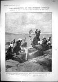 Old 1905 British Atlantic Fleet Ships Breton Fisherwomen Saluting Dru 20th