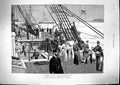 Old Antique Print 1888 Navy War Ship Naval Mobilisation Sailors Fine Art 19th
