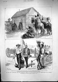 Old 1881 Marquis Lorne Red Indian Church Macgregor Fort Macleod Ameri Victorian