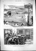 Old 1881 Marquis Lorne Quebec Scalp Dressing Military Manoeuvres Hali Victorian