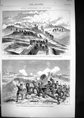 Old 1871 Siege Operations Chatham Destruction Besiegers Mininf Lodgme Victorian