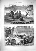 Old 1873 River Amazon Kokohamas Indians Balsa Raft Pirros Indians Gal Victorian