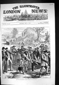 Old 1875 Fatal Hot Air Balloon Ascent France Scene Carrying Dead Bodi Victorian