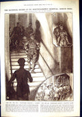 Old 1916 National Guard St. Bartholomew'S Hospital Rescue Drill War A 20th