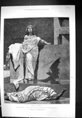 Old 1889 Cleopatra Scene Eunuch Rider Haggard Canton Woodville Fine A Victorian