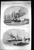 Old 1855 Arrogant Ship Magicienne Cossack Ruby War Ships Dundas Merli Victorian
