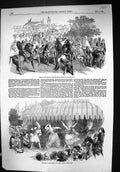 Old 1854 Marriage Procession Sultan Daughter Constantinople Fete Balt Victorian