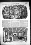 Old 1855 Cultivation Manufacture Cocoa Plantation Island Grenada Mill Victorian