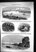 Old 1858 Mississippi River Baton Rouge Woodchoppers Hut Graveyard Voy Victorian