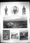 Old 1901 Death Ameer Afghanistan Abdur Rahman Khan Harem Horse Connau Victorian