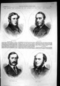 Old 1867 Lords Commons Parliament Earl Beauchamp Delamere Thomas De G Victorian