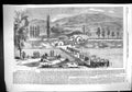 Old Print 1860 War Naples Garibaldian Troops Siers Crossing Volturno Riv 19th