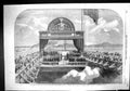 Old 1860 Prince Wales Laying Stone Victoria Bridge St. Lawrence River Victorian