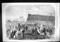 Antique Print 1866 Iron-Clad Fleet Ships Launch Northumberland Celebrations