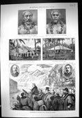 Old 1889 Kings Samoa Tamassesse Mataafu Matiator Consulate Stone Tunb Victorian