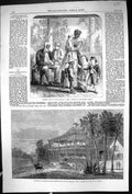 Old 1863 Planter Residence Cumbee River Carolina Scene Domestic Life Victorian