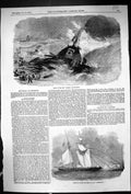 Old 1857 Ship Wreck Pilgrim Brighton America Slaver Captured H.M.S. A Victorian