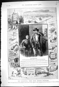 Antique Old Print 1896 Transvaal Mafeking Dr. Jameson Willoughby Food Bovril