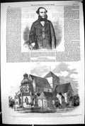 Old 1860 Pearson Mayor Hull Cathedral Drontheim Monarchs Norway Archi Victorian