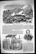 Old 1855 Mount Vesuvius Volcano Seymour Water Wheel Valparaiso War Wi 19th