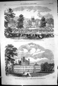 Old 1864 Volunteer Fete Conington Castle Fredensborg Denmark Arms Mao 19th