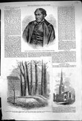Old 1861 New Zealand Chief Tamati Waka War China Anderson Phipps Chur 19th