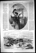 Old 1856 Spanish Gypsy New Zealand Encampment Mount Eliot Toilet Roma 19th