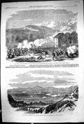 Old 1860 Battle Volturno Repulse Neapolitans Capua Monte St. Angelo R 19th