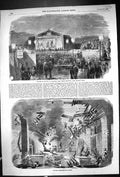 Old 1855 Theatre Zouaves French Camp Sebastopol War Castel Nuovo Na2 Victorian