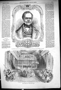 Old 1849 Earl Clarendon General Ireland Saint Patrick'S Hall Castle D 19th