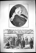 Old 1889 Duchess Cambridge Paris Exhibition Eiffel Tower Captain Scho 19th