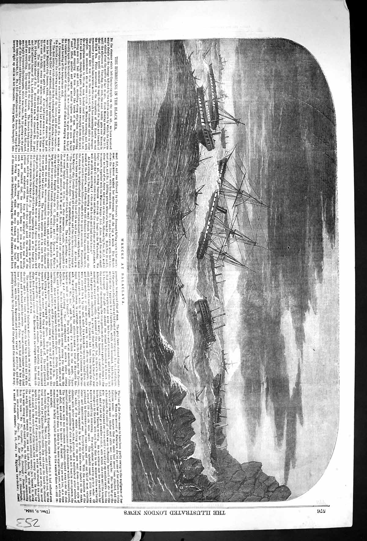 Old 1854 Ship Wrecks Balaclava Peto Brassey Betts Waterloo Crimea War 19th