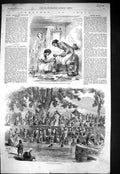 Old 1858 India Cook House Coffee Hindoo Fair Cashmere Asylum Children Victorian