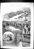 Old 1901 Strike Grimsby Fisherman Smacks Ships Pan-Celtic Williams Pa Victorian